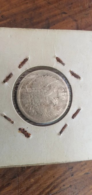 Moneda 5 Pesetas Franco 1957.
