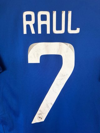 Camiseta Real Madrid Raúl 7 Away 08-09