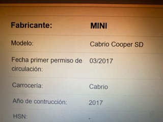 Pantalla, Mando y Módulo Mini Cooper