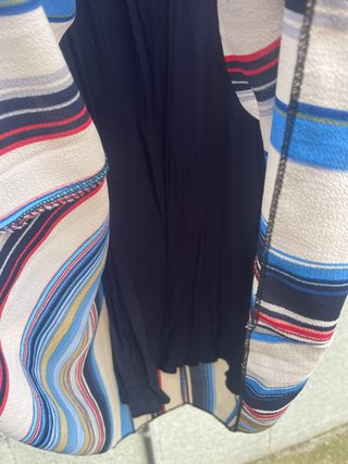 Vestido NUEVO de rayas multicolor