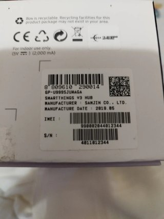 Pack SmartThings Hub V3 + Cámara 360