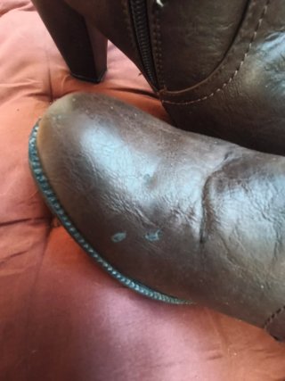 Botines marrones con pelo