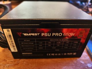 Fuente Alimentación Tempest PSU PRO 650W 80+ Bronz