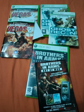 Lote Xbox 360 juegos videojuegos Pal Francia