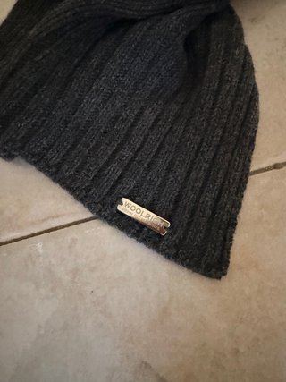 Sciarpa Woolrich grigia in lana