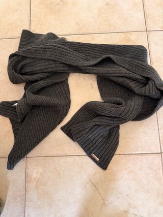 Sciarpa Woolrich grigia in lana