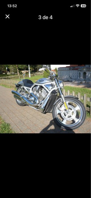 Harley Davidson V-rod Centenario Plata
