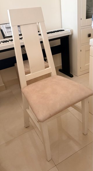 Conjunto muebles de salón Madera Maciza. Blanco