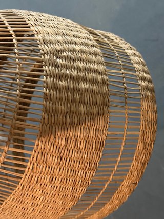 Lámpara de techo de junco estilo Ikea