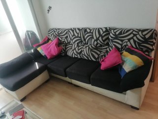 Sofá moderno 2,40m chaise longue