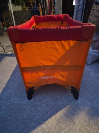Parque cuna infantil con ositos