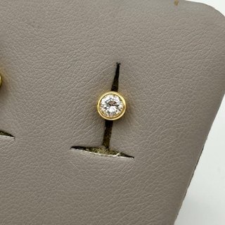 Pendientes de oro 18kt con diamantes