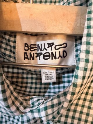 Camisa Benito Antonio Gingham Verde