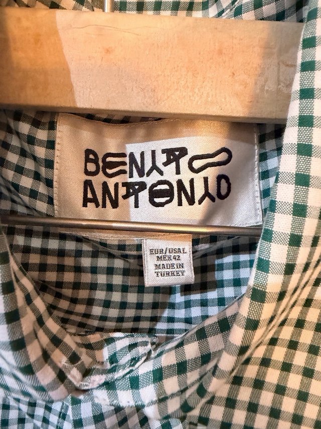 Camisa Benito Antonio Gingham Verde