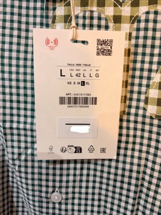 Camisa Benito Antonio Gingham Verde