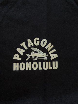 T-shirt Patagonia Honolulu Preta L