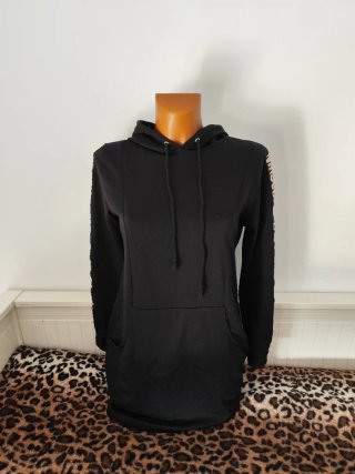 Vestido Sudadera Moschino Negro