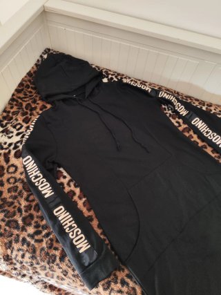 Vestido Sudadera Moschino Negro