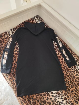 Vestido Sudadera Moschino Negro