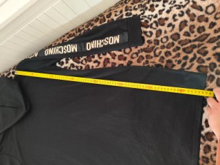 Vestido Sudadera Moschino Negro