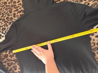 Vestido Sudadera Moschino Negro