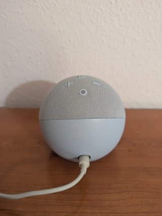 Echo Dot 5ta Gen - Reloj - Altavoz Alexa - Celeste