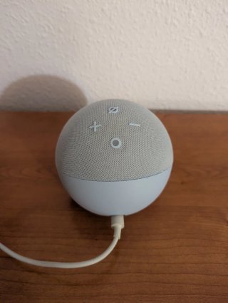 Echo Dot 5ta Gen - Reloj - Altavoz Alexa - Celeste