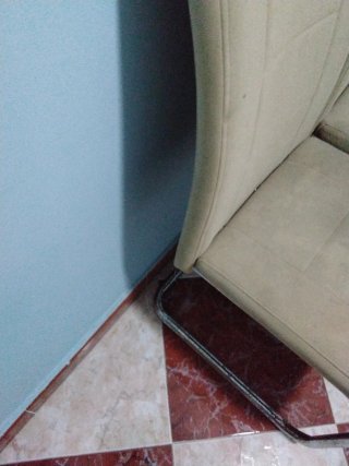 Juego de 4 sillas de comedor beige
