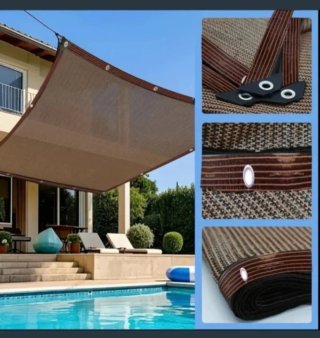 2 Toldos Vela Malla Rectangular 3X4