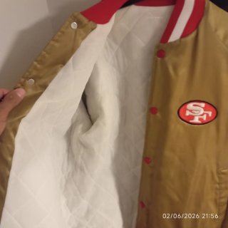 Chaqueta Bomber San Francisco 49ers Oro