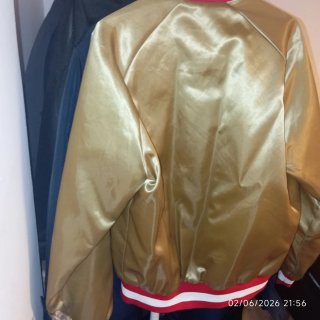 Chaqueta Bomber San Francisco 49ers Oro