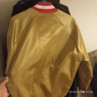 Chaqueta Bomber San Francisco 49ers Oro