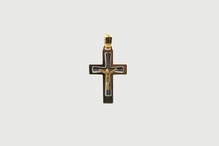 Cruz De Oro Combinado De 18K.. Ref: 003-03-02662