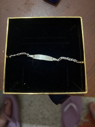 Pulsera de plata RECIEN NACIDO