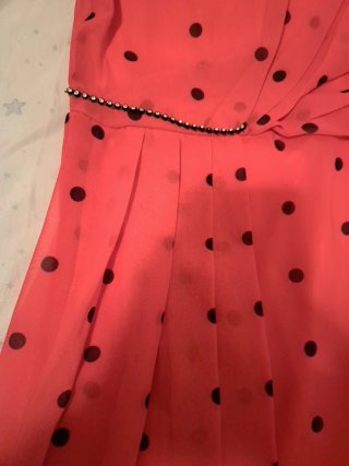 Vestido de fiesta con lunares nuevo