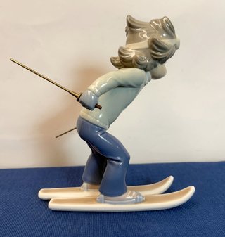 Lladró Esquiador Porcelana