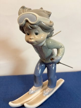 Lladró Esquiador Porcelana