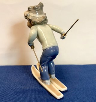 Lladró Esquiador Porcelana