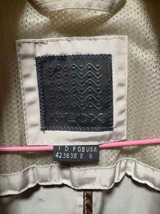 Cortavientos Geox Beige Mujer