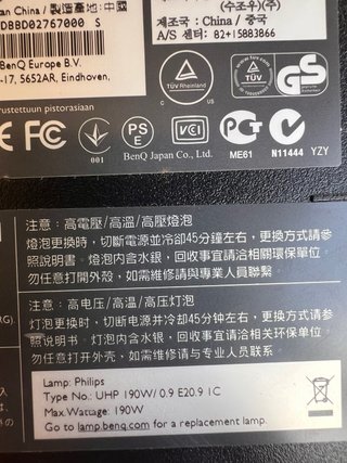 Proyector BenQ Negro