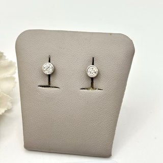 Pendientes de oro 18kt con diamantes