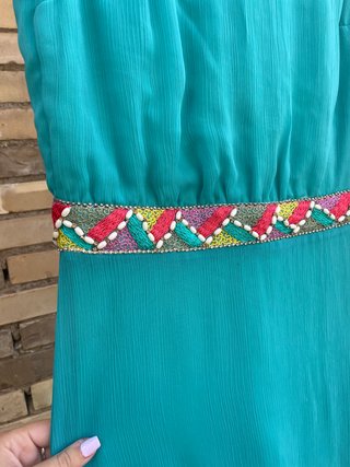 Vestido turquesa de Olimara NUEVO ideal para Bodas
