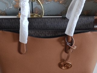 Bolso Michael Kors Marrón y Dorado