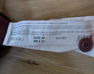 Pantalón Sfera slim stretch fit talla 40