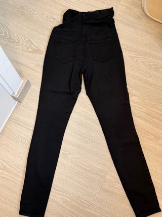 Pantalón premamá pitillo negro