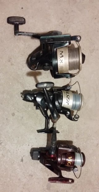 Carretes de pesca (3 unidades)