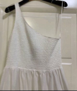 Vestido blanco Massimo Dutti