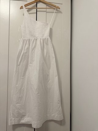 Vestido blanco Massimo Dutti