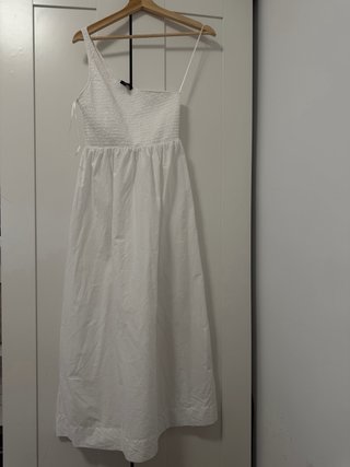 Vestido blanco Massimo Dutti