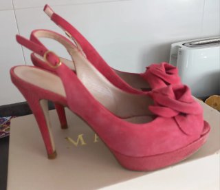 Zapatos Angelina Rosa Tacon Flores